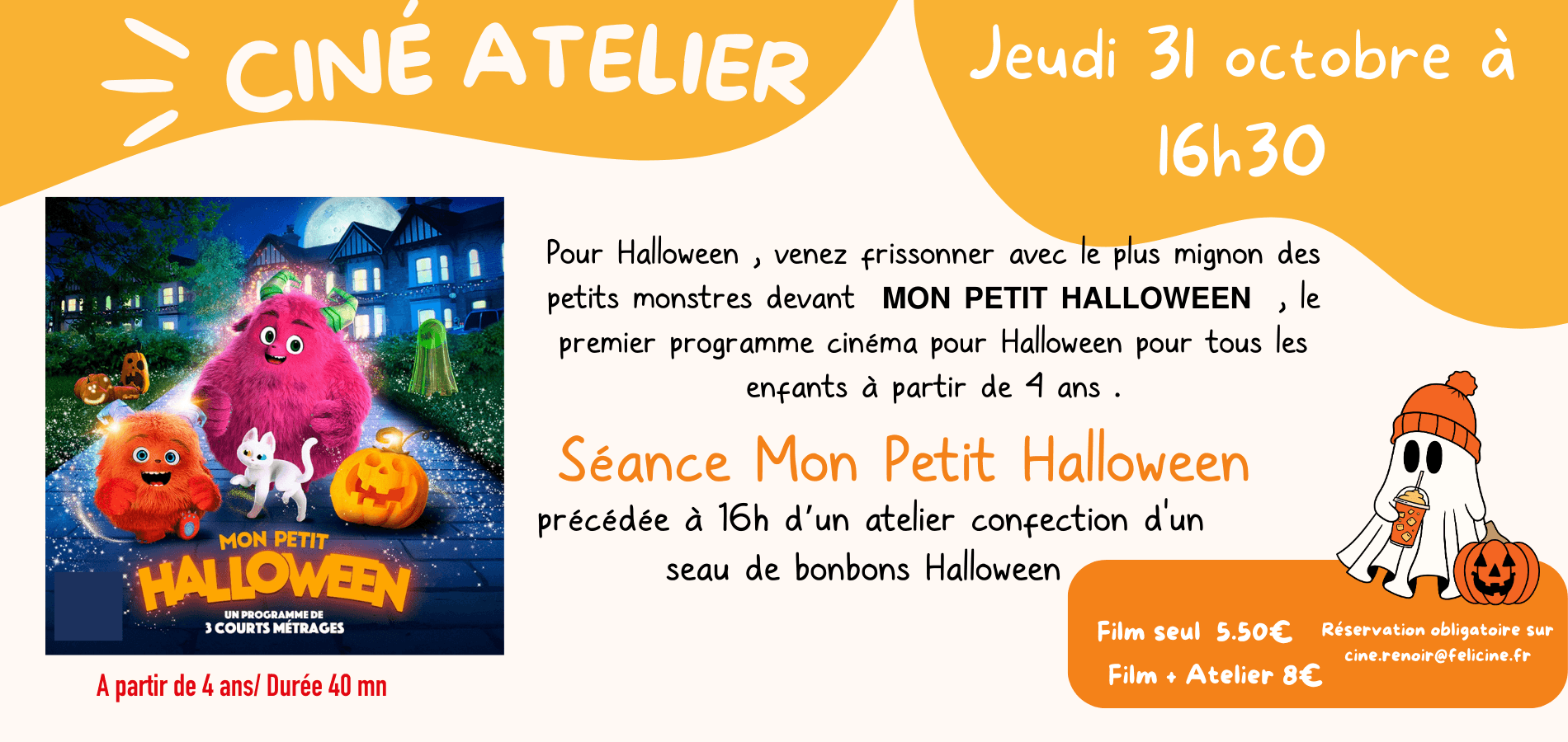 actualité halloween 4 ans